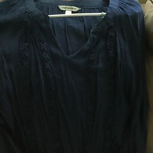 Navy blue blouse